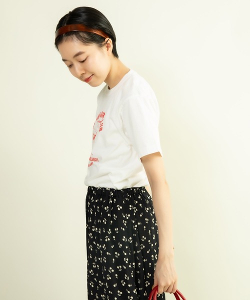 CHILD WOMAN(チャイルドウーマン)の「16/-天竺 サーフクラブプリントTシャツ(Tシャツ/カットソー・レディース・レッド/ホワイト/グレー/ネイビー・FREE)」の11枚目の写真