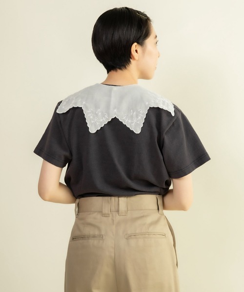 CHILD WOMAN(チャイルドウーマン)の「16/-天竺 サーフクラブプリントTシャツ(Tシャツ/カットソー・レディース・レッド/ホワイト/グレー/ネイビー・FREE)」の22枚目の写真