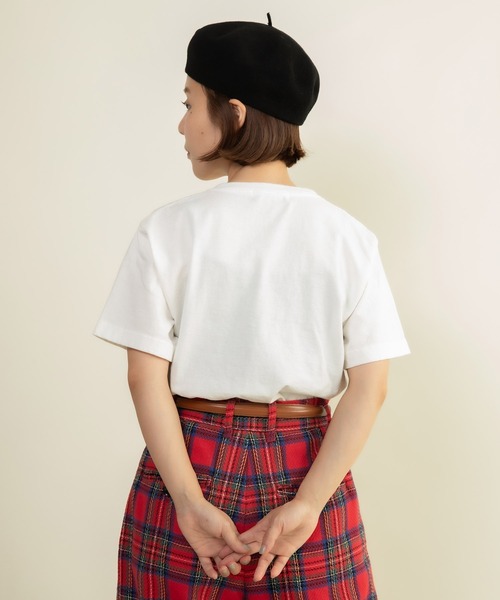 CHILD WOMAN(チャイルドウーマン)の「16/-天竺 サーフクラブプリントTシャツ(Tシャツ/カットソー・レディース・レッド/ホワイト/グレー/ネイビー・FREE)」の7枚目の写真