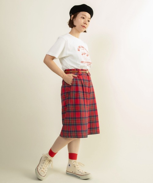 CHILD WOMAN(チャイルドウーマン)の「16/-天竺 サーフクラブプリントTシャツ(Tシャツ/カットソー・レディース・レッド/ホワイト/グレー/ネイビー・FREE)」の9枚目の写真
