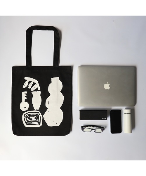 contra bo nepre(コントラ ボ ネプレ )の「【contra bo nepre/コントラ ボ ネプレ】トートバッグ decorer tote collect(トートバッグ・レディース・ブラック・FREE)」の7枚目の写真