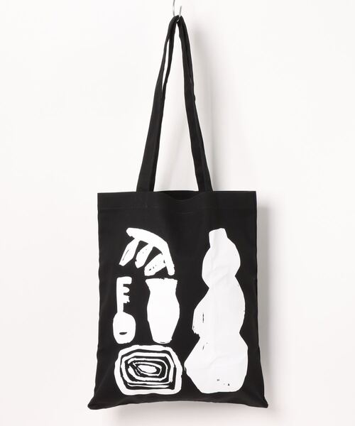 contra bo nepre(コントラ ボ ネプレ )の「【contra bo nepre/コントラ ボ ネプレ】トートバッグ decorer tote collect(トートバッグ・レディース・ブラック・FREE)」の2枚目の写真