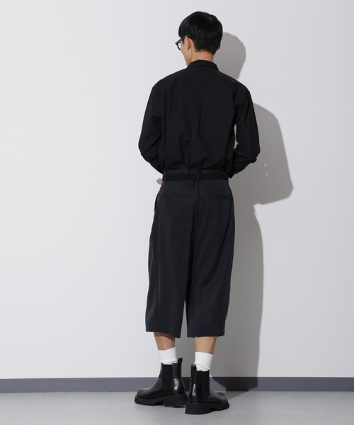Apo(s)ture(アポスチャー)の「LEWES-004/ センタープリーツサルエルパンツ(その他パンツ・メンズ・ブラック/ベージュ/ネイビー・XS/S/M/L/XL)」の10枚目の写真