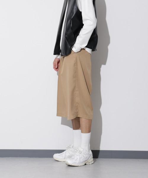 Apo(s)ture(アポスチャー)の「LEWES-004/ センタープリーツサルエルパンツ(その他パンツ・メンズ・ブラック/ベージュ/ネイビー・XS/S/M/L/XL)」の12枚目の写真