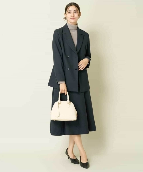 【洗える/イージーケア/毛玉になりにくい/ストレッチ/吸水速乾】ツイード調切り替えフレアスカート（スカート）｜a.v.v（アーヴェヴェ） pattayablatt.com