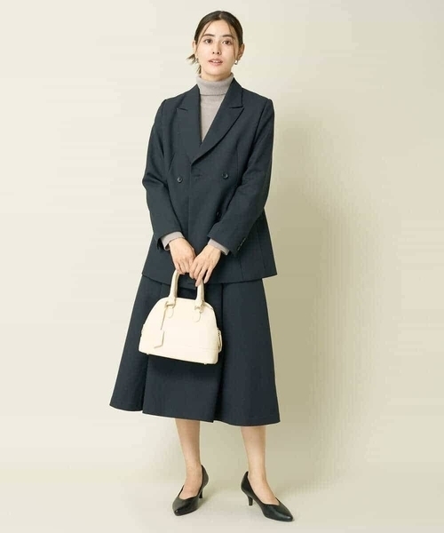 【洗える/イージーケア/毛玉になりにくい/ストレッチ/吸水速乾】ツイード調切り替えフレアスカート（スカート）｜a.v.v（アーヴェヴェ） pattayablatt.com