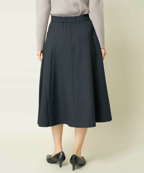 【洗える/イージーケア/毛玉になりにくい/ストレッチ/吸水速乾】ツイード調切り替えフレアスカート（スカート）｜a.v.v（アーヴェヴェ） pattayablatt.com