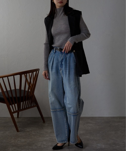 Lien Select（リエンセレクト）の「ノンホールクロコレザーベルト 本革（ベルト・レディース・ブラウン系その他/ブラック×ゴールド/ブラウン系その他2/ブラック×シルバー・FREE）」の22枚目の写真