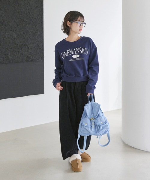 UNE MANSION（ユヌマンション）の「コーデュロイ バルーン ワイドパンツ（その他パンツ・レディース・グリーン/グレー/ブラック/オレンジ/ベージュ・FREE）」の22枚目の写真