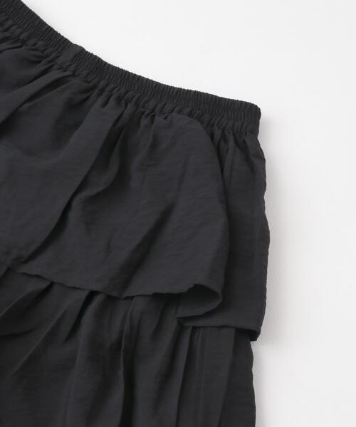 KBF（ケイビーエフ）の「ティアードスカート（スカート・レディース・アイボリー/ブラック/ブルー・ONE）」の4枚目の写真