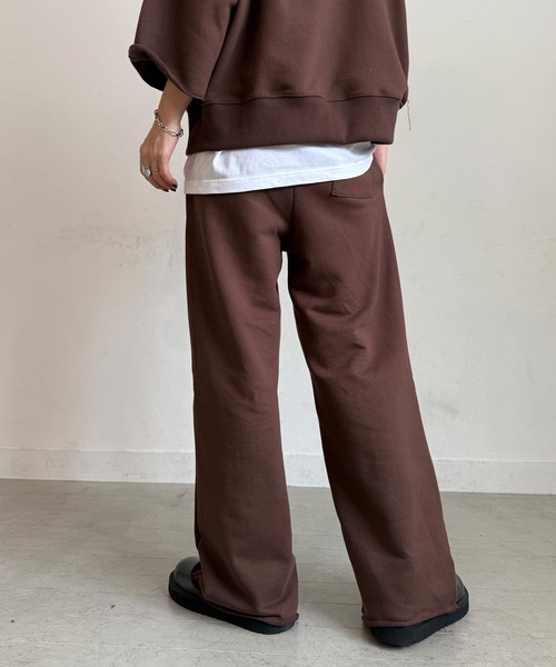 セルフカットロングスウェットパンツ（スウェットパンツ）｜PICHI