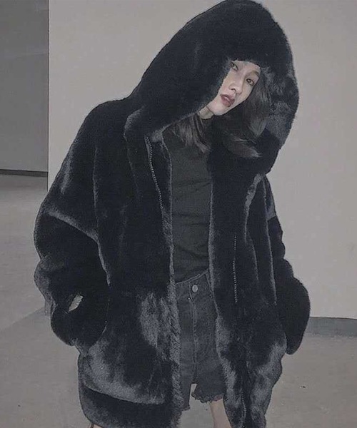 フェイクファー フードジャケット（その他アウター）｜WESTSEA