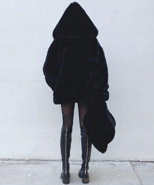 フェイクファー フードジャケット（その他アウター）｜WESTSEA