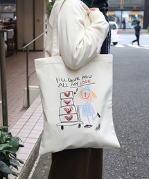 Other(ソノタ)【レディース】「オガワナツミ コラボ」イラストトートバッグ