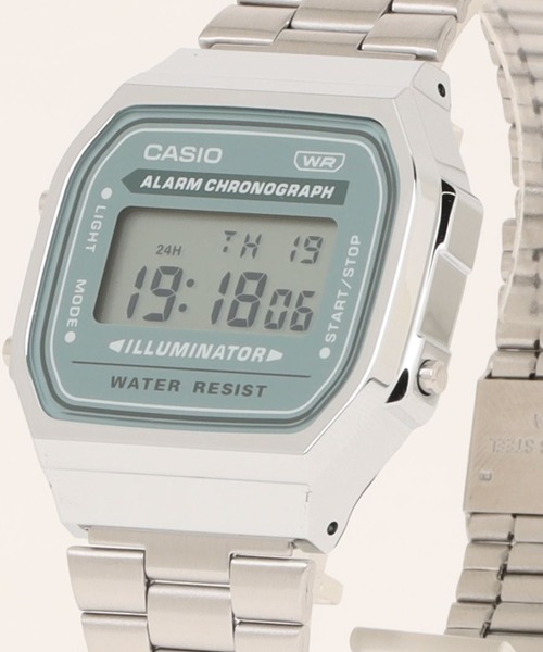 CASIO(カシオ)の「CASIO カシオ / クォーツ 腕時計 スタンダード ウォッチ クォーツ メタルベルト 日常生活用防水 // Aシリーズ(デジタル腕時計・レディース・シルバー×ブルー/シルバー系その他/シルバー系その他2・FREE)」の10枚目の写真