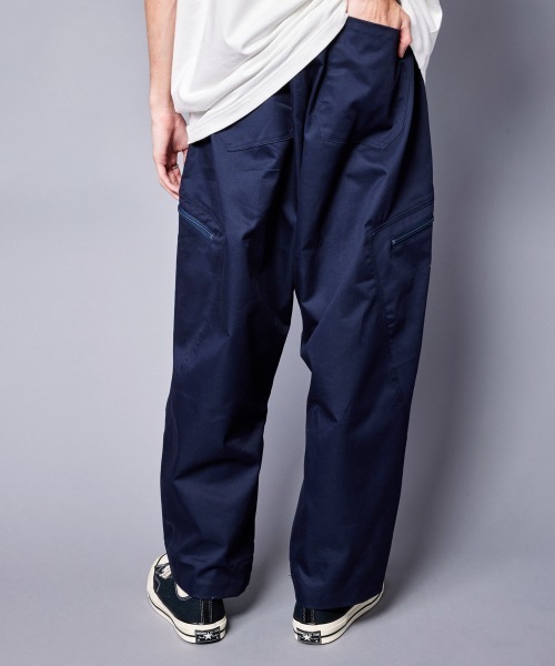 rehacer（レアセル）の「rehacer : Solotex Easy Balloon Pants / ソロテックス イージー バルーン パンツ（カーゴパンツ・メンズ・ネイビー/オリーブ・SMALL/MEDIUM/LARGE）」の11枚目の写真