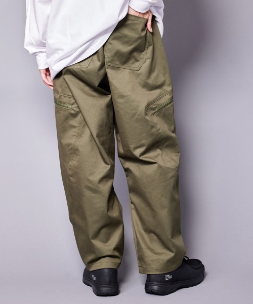 rehacer（レアセル）の「rehacer : Solotex Easy Balloon Pants / ソロテックス イージー バルーン パンツ（カーゴパンツ・メンズ・ネイビー/オリーブ・SMALL/MEDIUM/LARGE）」の5枚目の写真