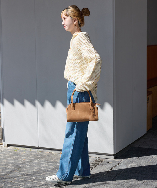 B.C STOCK（ベーセーストック）の「ウォッシャブル / 襟付きメッシュニット（ニット/セーター・レディース・ブラウン/ブラック/アイボリー・FREE）」の7枚目の写真