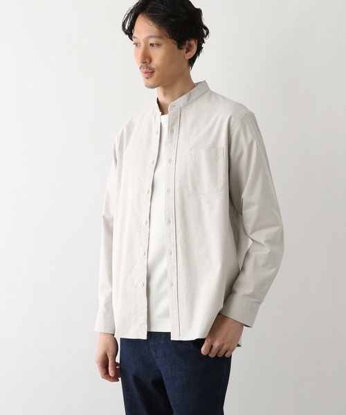 【na】7点おまとめページ セール】イージーケアオックス/バンドカラーシャツ/147191（シャツ