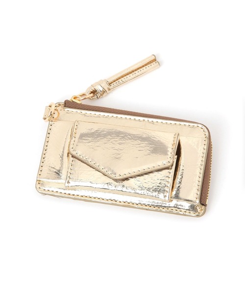 BAYFLOW（ベイフロー）の「メタリックフラグメントケース（財布・レディース・ブラック/イエロー/ライトグレー・FREE）」の6枚目の写真