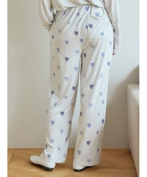 ジェラートピケ　ハート柄 ルームウェアパンツ 新品 gelato pique（ジェラートピケ）の「ハート柄ロングパンツ