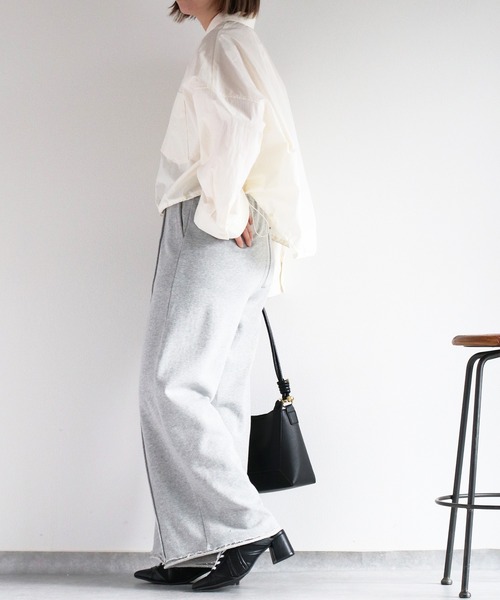 cepo(セポ)の「〈袖2way仕様〉クロップド丈 ビッグシルエットポケットシャツ(シャツ/ブラウス・レディース・オフホワイト/サックスブルー/ピンク/ベージュ・M)」の21枚目の写真