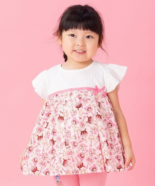 ペロペロチョコ切替リボンチュニック（チュニック）｜ANPANMAN KIDS COLLECTION（アンパンマンキッズコレクション）