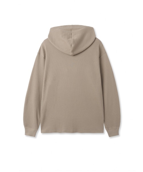 OY(オーワイ)の「『OY/オーワイ』 KNIT HOODED LONG SLEEVE/ニットフード長袖カットソー(Tシャツ/カットソー・レディース・カーキ/ブラック・XL/M)」の16枚目の写真
