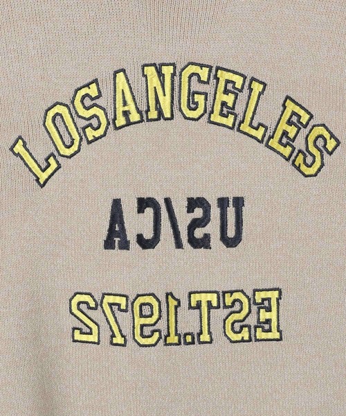 niko and...（ニコアンド）の「【MODE NORM CORE】エンブロイダリーニットプルオーバー2（ニット/セーター・レディース・ネイビー/ライトグレー/キャメル・FREE）」の17枚目の写真