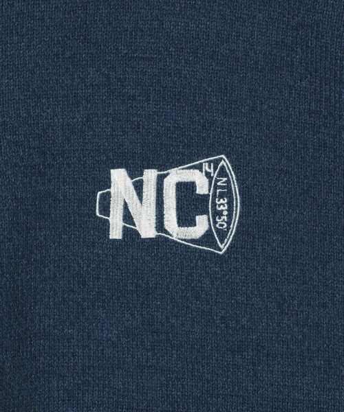 niko and...（ニコアンド）の「【MODE NORM CORE】エンブロイダリーニットプルオーバー2（ニット/セーター・レディース・ネイビー/ライトグレー/キャメル・FREE）」の19枚目の写真