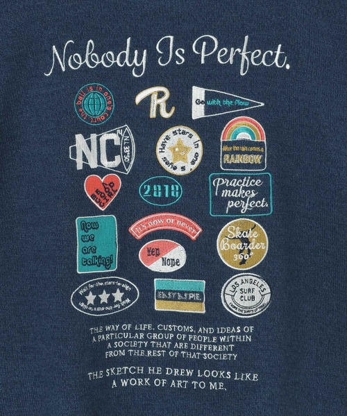 niko and...（ニコアンド）の「【MODE NORM CORE】エンブロイダリーニットプルオーバー2（ニット/セーター・レディース・ネイビー/ライトグレー/キャメル・FREE）」の20枚目の写真