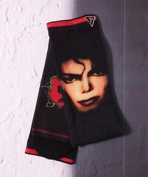 Perri's Socks（ぺリーズソックス）の「(LG)【Perri's Socks】【全面エアブラシ加工】Mickael Jackson クルーソックス（ソックス/靴下）」