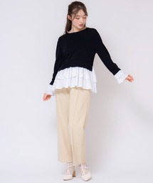 サス付きタックパンツ