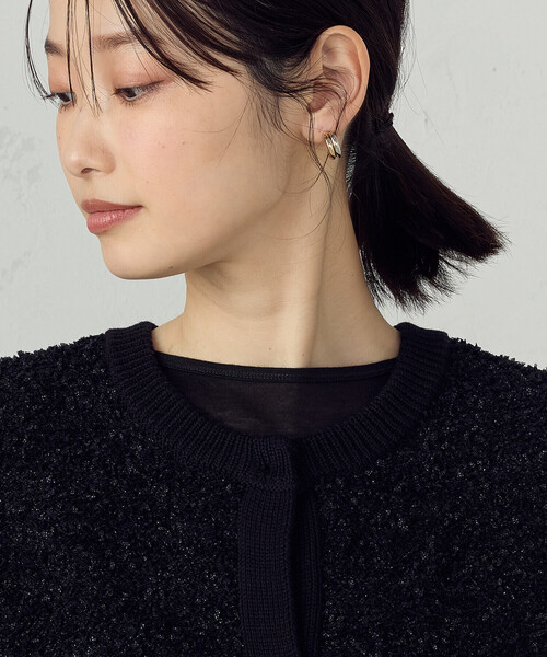 COMME CA ISM(コムサイズム)の「前後2WAY ツイードニットベスト(ベスト・レディース・アイボリー/ブラック・FREE)」の16枚目の写真