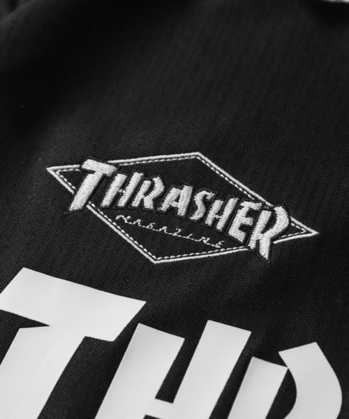 THRASHER（スラッシャー）の「【THRASHER】 襟付き ゲームシャツ ロングスリーブ Tシャツ / 長袖 ゲームシャツ / ロンT（Tシャツ/カットソー・メンズ・ホワイト/ブラック・MEDIUM/LARGE）」の19枚目の写真