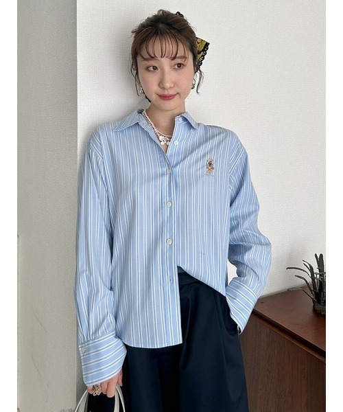 LILY BROWN（リリーブラウン）の「コットンレースビッグシュシュ（その他ヘアアクセサリー・レディース・ホワイト/ブラック/その他・FREE）」の9枚目の写真