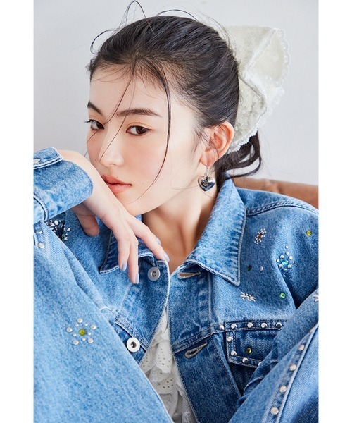 LILY BROWN（リリーブラウン）の「コットンレースビッグシュシュ（その他ヘアアクセサリー・レディース・ホワイト/ブラック/その他・FREE）」の15枚目の写真