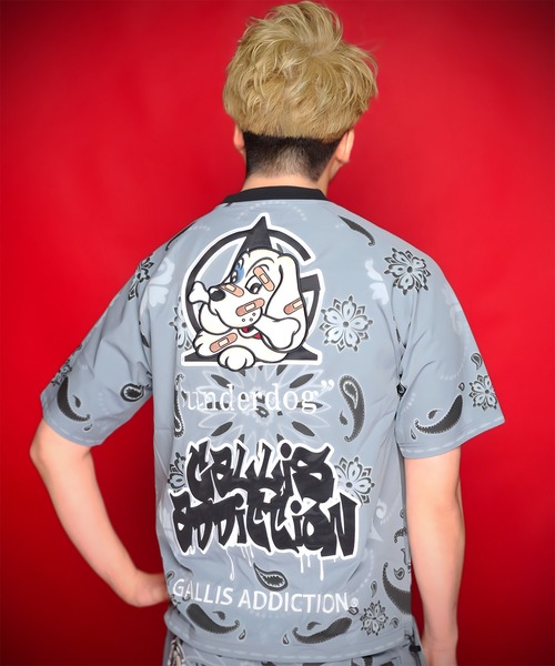 GALFY(ガルフィー)の「【別注】GA×GALFY-安定のシャカシャカTee(Tシャツ/カットソー・メンズ・ブラック/グレー/その他1・L/XL)」の2枚目の写真