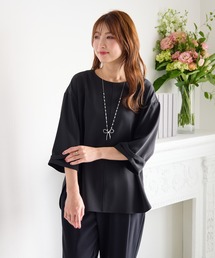 Rose Tiara（ローズティアラ）の「【セットアップ対応】エステルダブルクロスブラウス（シャツ/ブラウス）」