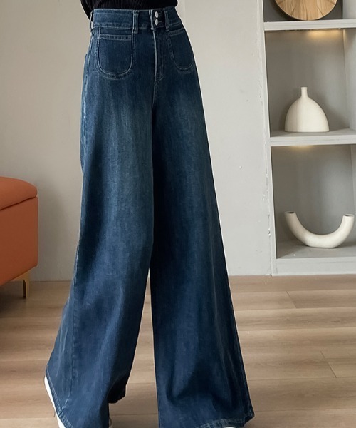 REBALANCE(リバランス)の「レディース デニム フレア(デニムパンツ・レディース・A・X-LARGE/LARGE/MEDIUM)」の5枚目の写真
