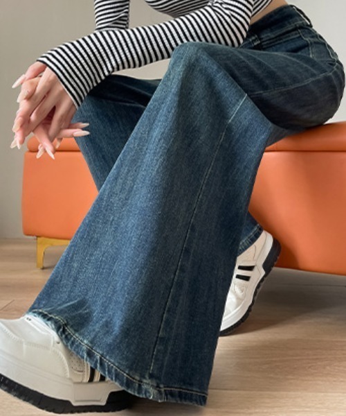 REBALANCE(リバランス)の「レディース デニム フレア(デニムパンツ・レディース・A・X-LARGE/LARGE/MEDIUM)」の11枚目の写真
