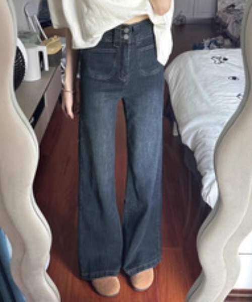 REBALANCE(リバランス)の「レディース デニム フレア(デニムパンツ・レディース・A・X-LARGE/LARGE/MEDIUM)」の12枚目の写真