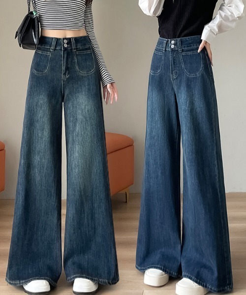 REBALANCE(リバランス)の「レディース デニム フレア(デニムパンツ・レディース・A・X-LARGE/LARGE/MEDIUM)」の13枚目の写真