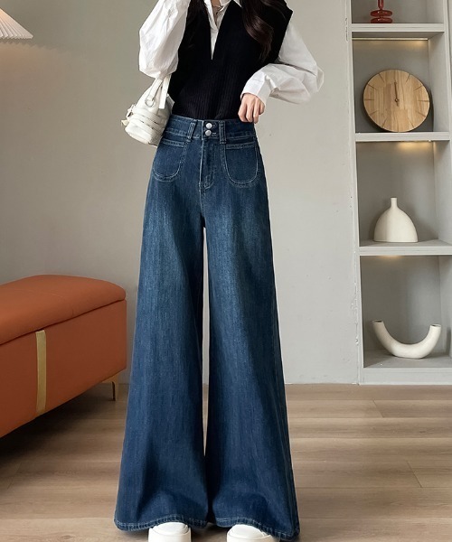 REBALANCE(リバランス)の「レディース デニム フレア(デニムパンツ・レディース・A・X-LARGE/LARGE/MEDIUM)」の18枚目の写真