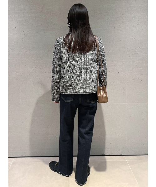 Mila Owen（ミラオーウェン）の「裾段差テーパードデニムパンツ（デニムパンツ・レディース・ピンク/インディゴブルー/ライトブルー/ブルー・00/2/1/0）」の6枚目の写真