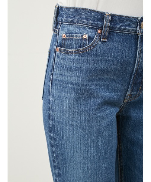 Mila Owen（ミラオーウェン）の「裾段差テーパードデニムパンツ（デニムパンツ・レディース・ピンク/インディゴブルー/ライトブルー/ブルー・00/2/1/0）」の12枚目の写真