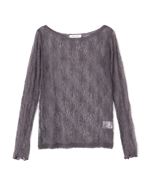 miniministore 総レース カットソー レディース 花柄 シースルー