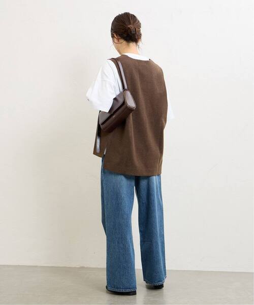 JOURNAL STANDARD（ジャーナルスタンダード）の「《追加》ウールライクVネックベスト（ベスト・レディース・ブラック/ブラウン・FREE）」の17枚目の写真