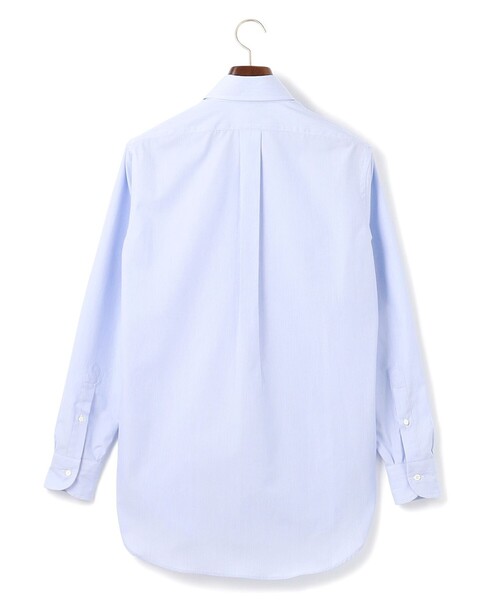 J.PRESS(ジェイプレス)の「【Single Needle Tailoring / 形態安定】マイクロストライプ シャツ / B.D.(シャツ/ブラウス・メンズ・ネイビー系1・首回り42cm-裄丈86cm/首回り41cm-裄丈85cm/首回り40cm-裄丈85cm/首回り39cm-裄丈84cm/首回り38cm-裄丈84cm/首回り37cm-裄丈82cm/首回り43cm-裄丈86cm)」の3枚目の写真