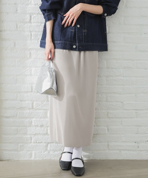 GLOBAL WORK(グローバルワーク)の「細プリーツIラインスカート/253426(スカート・レディース・ライトグレー/ブラック/ネイビー系8/その他・SHORT/REGULAR)」の18枚目の写真